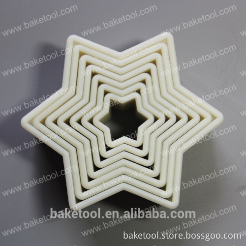7pcs star shaped nylon cutters set